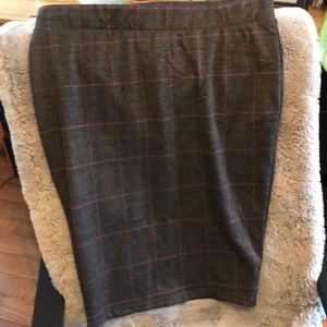 Torrid pencil skirt tartan